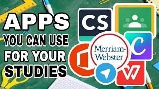 Apps you can use for your studies | Helpful apps for online class