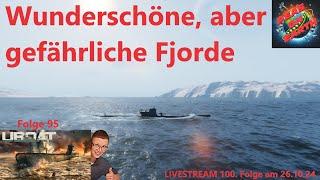 Bäreninsel und schön gefährliche Fjorde- Vollversion UBoat - Feindfahrt auf U-764 - #095   - 4K