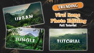 Transform Your Photos with Urban Jungle Font Editing: Easy Guide