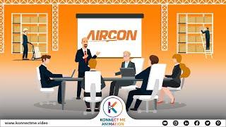 Aircon | Explained Air Cargo | Explainer video by Konnect Me Animation