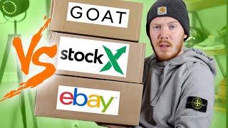 I Tried STOCKX VS GOAT VS EBAY: Which is BEST for BUYING Sneakers?!