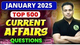 study for civil services quiz PAPA VIDEO JANUARY 2025 current affairs monthly 500 best questions