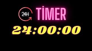 24 Hours Countdown Timer - 24 Saat Geri Sayım Sayacı -  asmr