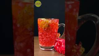 Hibiscus drink ASMR #shorts #asmr #asmrcooking #tea