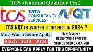 TCS NQT Off Campus Drive 2024 | Step By Step Explained | Hiring for Fresher | Apply Now #tcs #tcsnqt