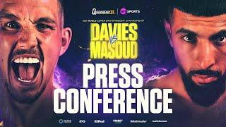 LIVE PRESS CONFERENCE! Liam Davies vs Shabaz Masoud IBO World Super-Bantamweight Title Fight 