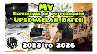 My honest Review on Pw Prarambh batch 2023to2026#study #ias #upsc #pwians #viral #upscwallah #review