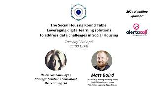 Leveraging digital learning solutions to address data challenges in social housing