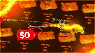 THE UNREAL $0 DRAGON LORE PULL!? (SkinClub)