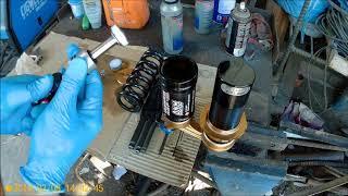 DNM shock service, filling w/ oil and air