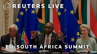 LIVE: South Africa President Cyril Ramaphosa hosts EU Leaders