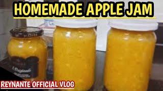 HOME MADE APPLE JAM"//Reynante Official vlog