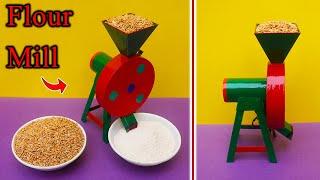 How To Make Mini Flour Mill At Home Form PVC Pipe | Making Wheat Grinding Machine | Atta Chakki DIY