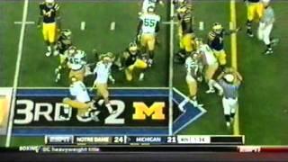 2011: Michigan 35 Notre Dame 31