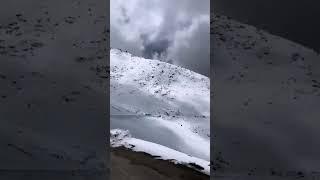 Snowfall in Chilas @bs.travelism #short #viral #travelism