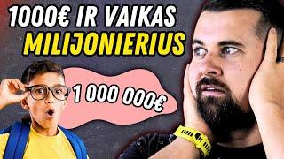 LENGVIAUSIAS BŪDAS užtikrinti vaiko ateitį | TAM UŽTENKA 1000€!