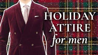 Holiday Attire for Men: What It Means & How to Wear It