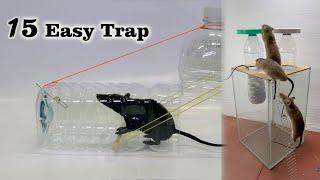 15 Easy Mouse/Rat Trap - Awesome mousetrap ideas from plastic and cardboard buckets