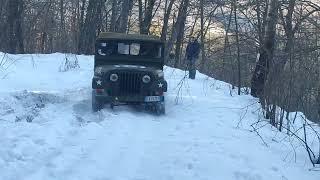 jeep willys m38a1 snow