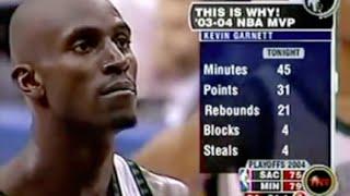 Kevin Garnett Defense vs Kings - 2004 WCSF Game 7