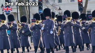 "Changing of the Guard" New Guard leaves Wellington Barracks 03/02/23