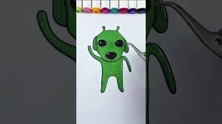 GoG The Green Alien Dog Amazing Paper Craft Challenge, #trending #gogthealiendog #shorts