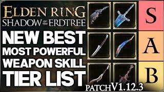 Shadow of the Erdtree - New Best HIGHEST DAMAGE Unique Weapon Skill Tier List - Guide - Elden Ring!