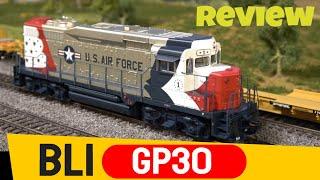 Broadway Limited HO GP30 Review: Reading, USAF & BN Liveries with Paragon 4 DCC Sound & LED Lights!