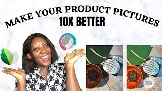 HOW TO MAKE YOUR PRODUCT  PICTURES 10X BETTER WITH YOUR PHONE AND THESE 2 APPS