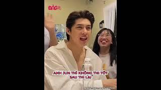 Trước có Noo Phước Thịnh sau có Jun Phạm, gặp fan xin lời chúc thi tốt là chốt luôn câu cảm lạnh