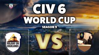 Civ6 LB FINALS | CWC Season 9 | Holiday on Highlands vs Team 2.50 | PlayOffs - Game 1