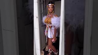 Zulu Queens village life#South African culture #Zulu #Zulu girls dance #AfricanCulturaldance #shorts