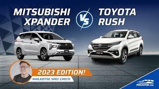 Mitsubishi Xpander vs Toyota Rush - 2023 Edition | Philkotse Spec Check (w/ English subtitles)