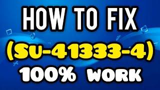 How to fix cannot start pa4 or su-41333-4 at 2020