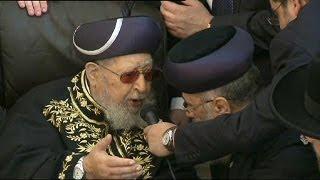 Tributes paid to Rabbi Ovadia Yosef, founder of Israel's Shas party and leader of Sephardic Jews