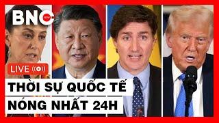 TRỰC TIẾP: Thời sự Quốc tế 5/3: Trung Quốc, Canada, Mexico “nổ súng” đáp trả thương chiến với Mỹ