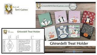 Ghirardelli Treat Holder created with Tailored Tag Punch