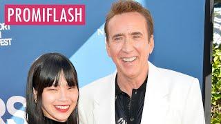 Seltenheit: Riko Shibata und Nicolas Cage strahlen auf Event