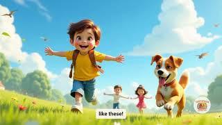 Running in The Park Song for Kids | Kids Songs & Nursery Rhymes | Simple Songs - Tunegerina