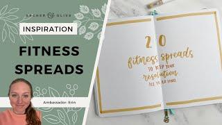 20 Fitness Spreads To Track + Keep Your Fitness Goals | 2023 Bullet Journal