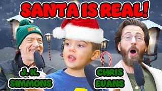 Chris Evans + J.K. Simmons tell KIDS the wonder of Christmas | Recess Therapy