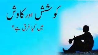 Koshish aur kawish || کوشش اور کاوش میں فرق || Urdu Zabaan || Urdu seekhen ||