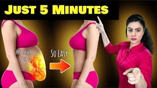 Do For 5 Minutes & See What Happens - 100% Belly Fat Burn 