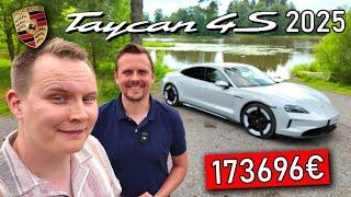 VASTINETTA KALLIIMMALLE HINNALLE? Koeajossa Porsche Taycan 4S 2025 (facelift)