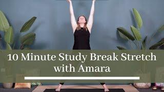 10 Minute Study Break Stretch | Moderate Yoga Flow