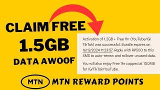 Data Hack | How I get FREE DATA in 2024 | Redeem MTN reward points