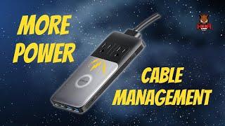 Anker 727 Review:  Cable Management & Power Distribution in the Office, Studio, Amateur Radio Shack