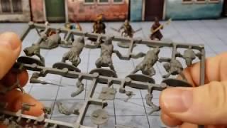 Northstar Miniatures: Frostgrave Gnolls unboxed and built