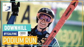 Breezy Johnson | 3rd place | Val d'Isère | Women's Downhill #2 | FIS Alpine