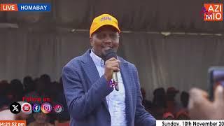 ''MIMI NIMEINGIA ODM SAHI,'' MOSES KURIA DITCHES RUTO FOR ODM IN HOMA BAY